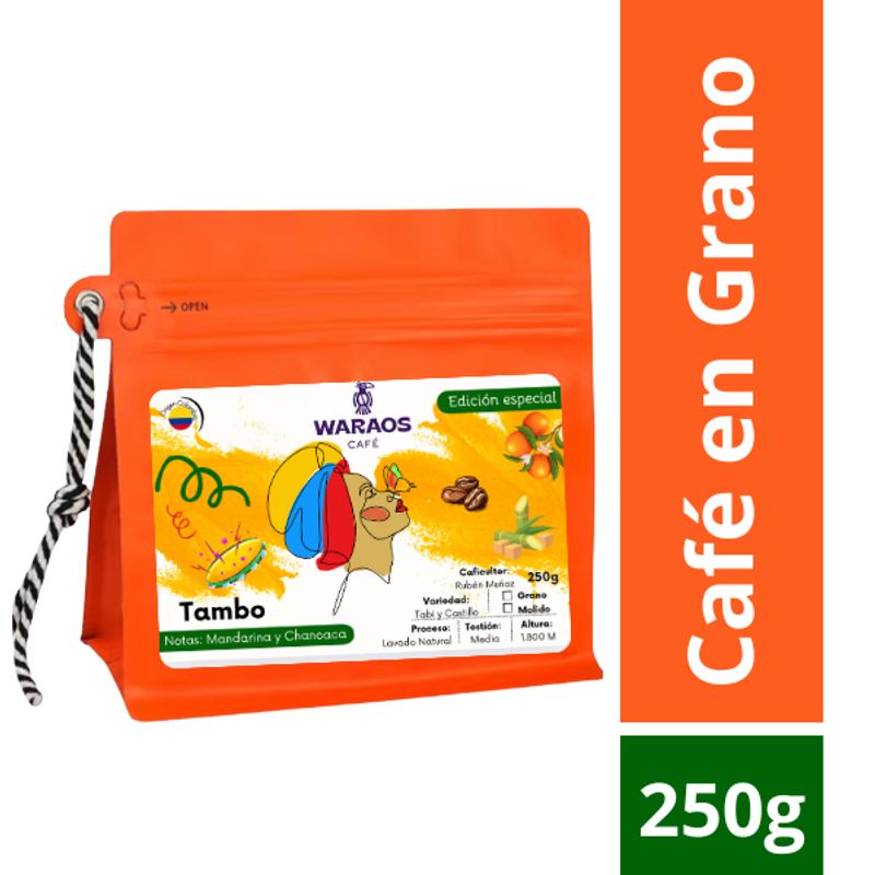 GENERICO - Waraos Café Tambo 250g En Grano