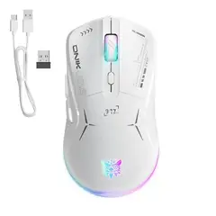 ONIKUMA - Mouse Gamer Inalambricos 4800 dpi Recargable CW917 Blanco