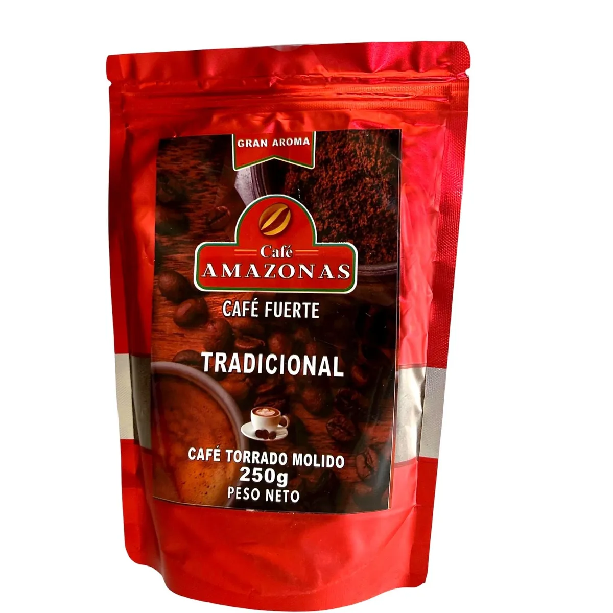 CAFE AMAZONAS - Cafe Amazonas  envase de 250 gramos tostado grado 8