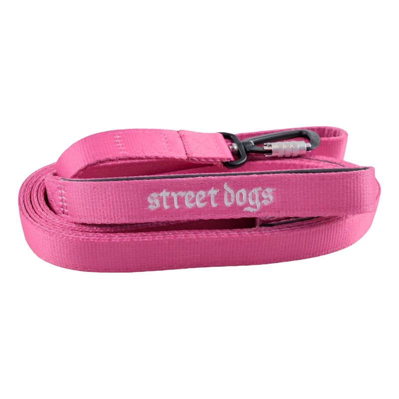STREET DOGS - Correa Perro Mosquetón Automático Street Dogs 5m Fucsia