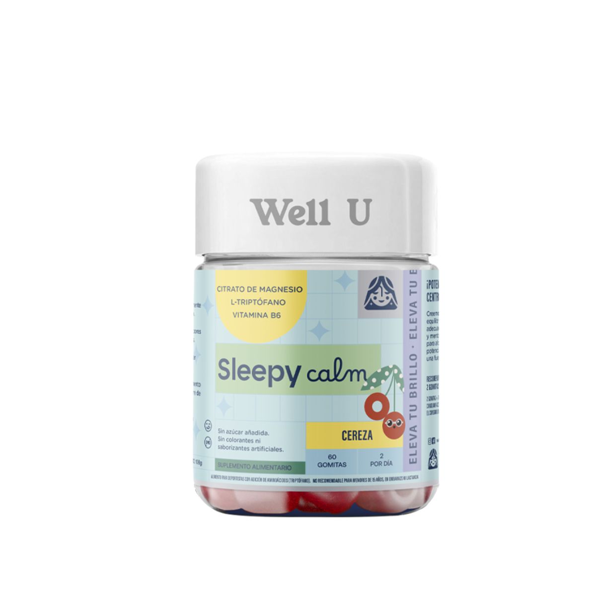 WELL U - GOMITAS CITRATO DE MAGNESIO SLEEPY CALM 60U WELL U