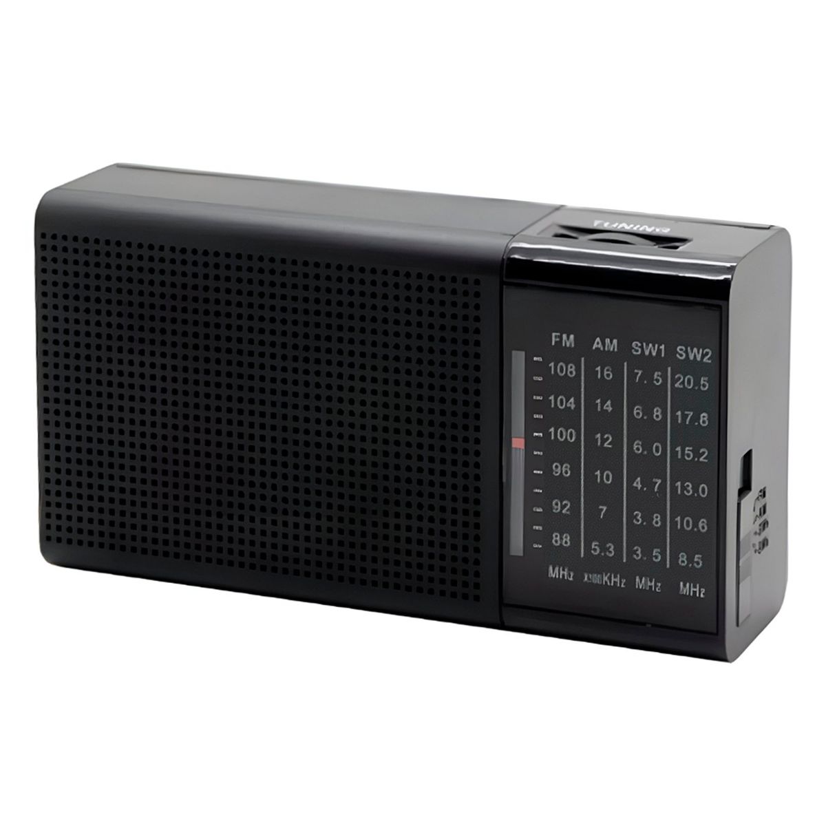 TECNOLAB - Radio Portatil Am/Fm 3W Con Entrada Audifonos Tecnolab TL633