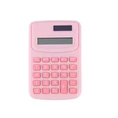 MOTARRO - Mini Calculadora De Bolsillo Kawaii Color Rosa
