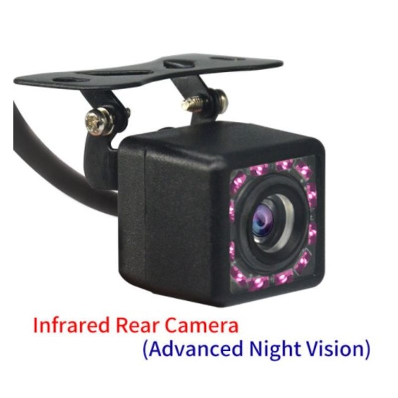 GENERICO - Camara Retroceso Trasera Para Auto 12 LED Vision Nocturna