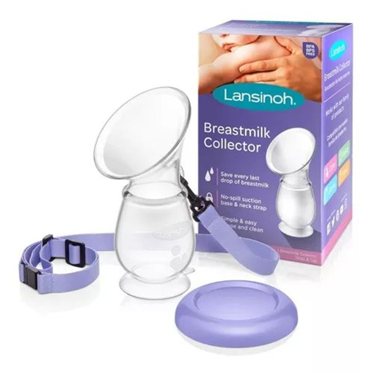 LANSINOH - Recolector De Leche Materna Silicona Lansinoh