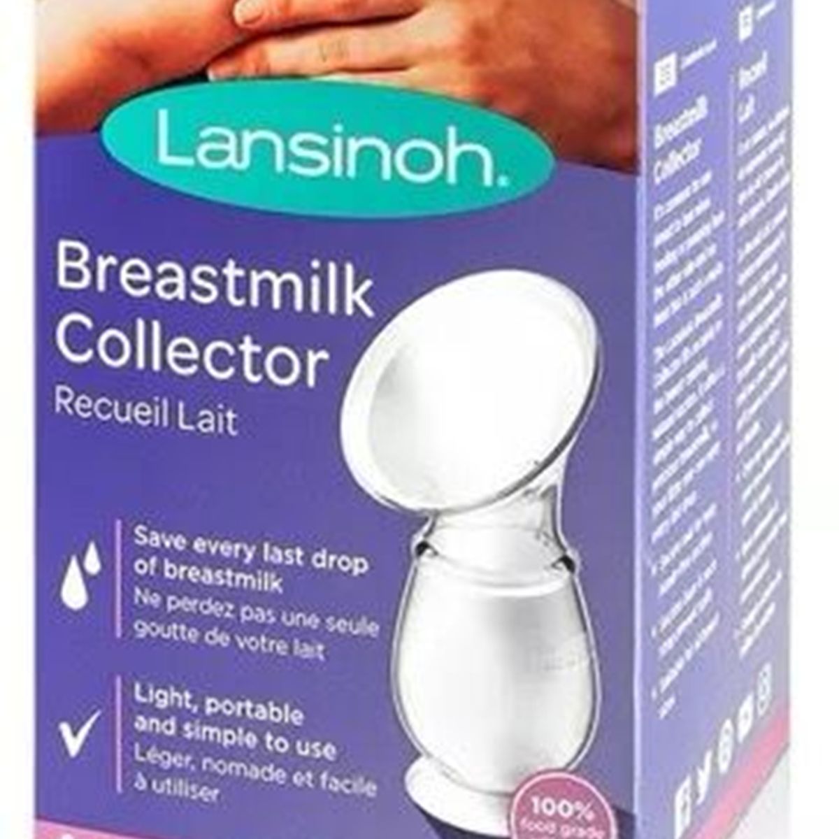 LANSINOH - Recolector De Leche Materna Silicona Lansinoh