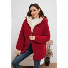 LIKE SHOP - Chaqueta Mujer Reversible Peluda Invierno Calidad Premium 6072