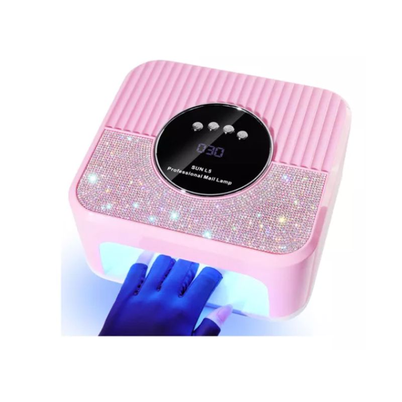 GENERICO - Secador Uña Uv Led Lampara Manicure Profesional 268w ROSA