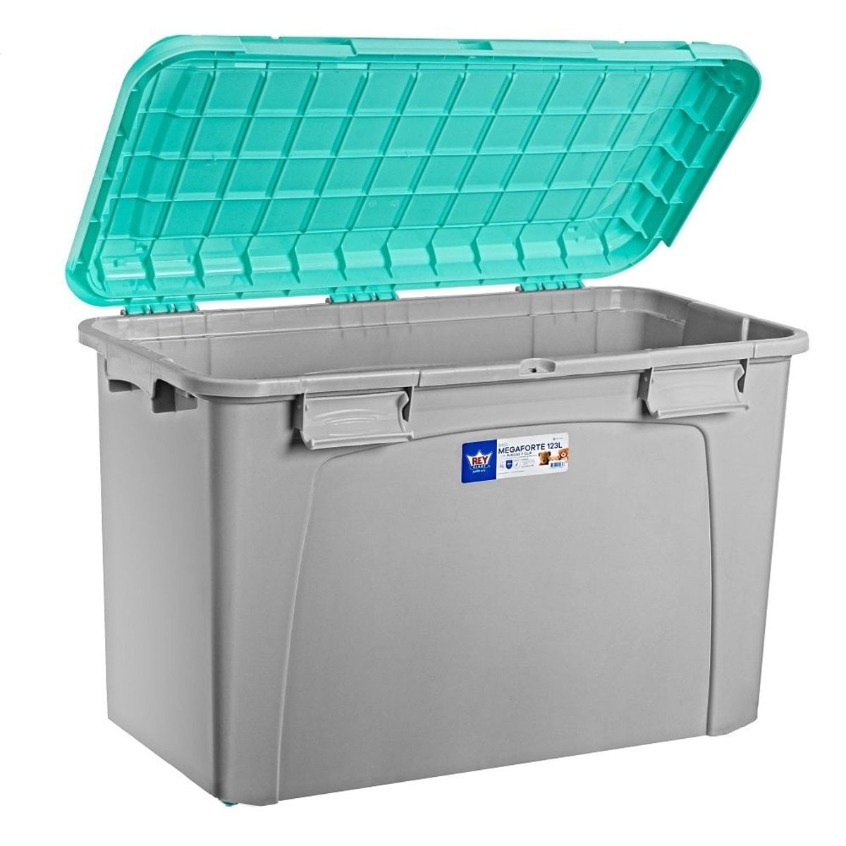 REYPLAST - Caja Organizadora Baul Con Ruedas Almacenamiento 123 Lts