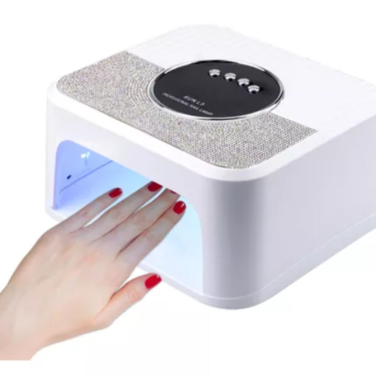 GENERICO - Secador Uña Uv Led Lampara Manicure Profesional 268w BLANCO
