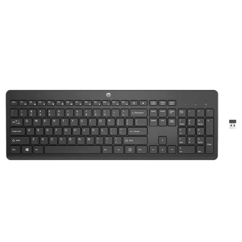 HP - HP 230 Full-size Wireless Keyboard, Black- Reacondicionado