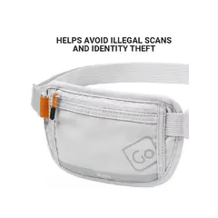 GO TRAVEL - PORTA DINERO SEGURO RFID CON 3 BOLSILLOS