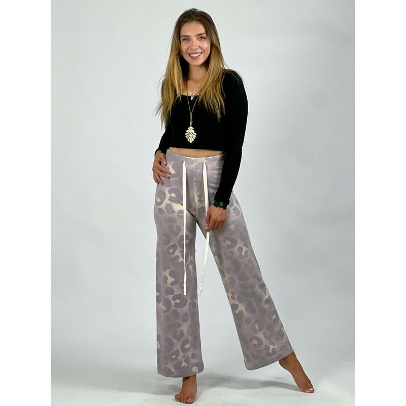 ENIGMATICA BOUTIQUE - Pantalon Spandex Print Difuminado Lila