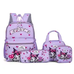 TIOZONEY - Set Mochila Infantil Niñas Escolar Kuromi