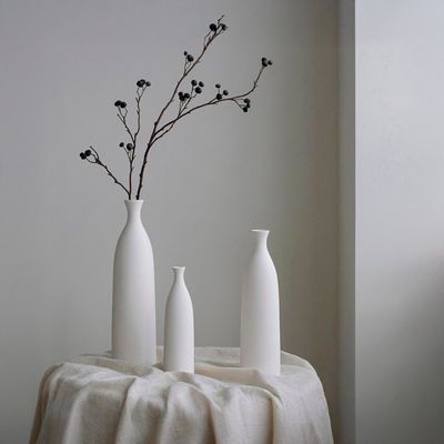 Imagen 2 del producto Jarrón de Cerámica Moderno 12 x 46 cm