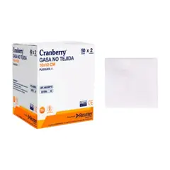 CRANBERRY - Gasa Estéril 10x10cm - Caja 100 Unidades -