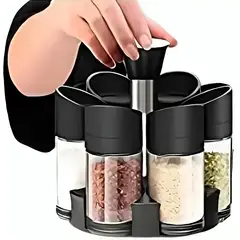 OEM - Set De 6 Especieros Condimentos Con Base Giratoria