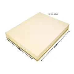 CHILENA CASAGRANDE - Lámina de Espuma D30 - 95x75x30 cm Alta Densidad Corte Preciso