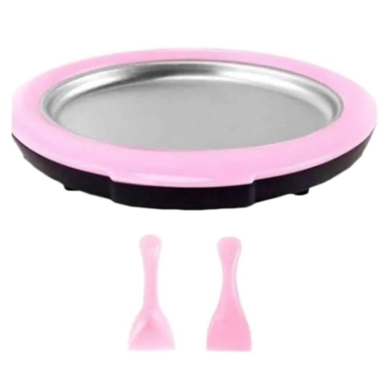 OEM - Heladera Instantánea Mini Plancha Para Helado Yogurt Casero - Rosa