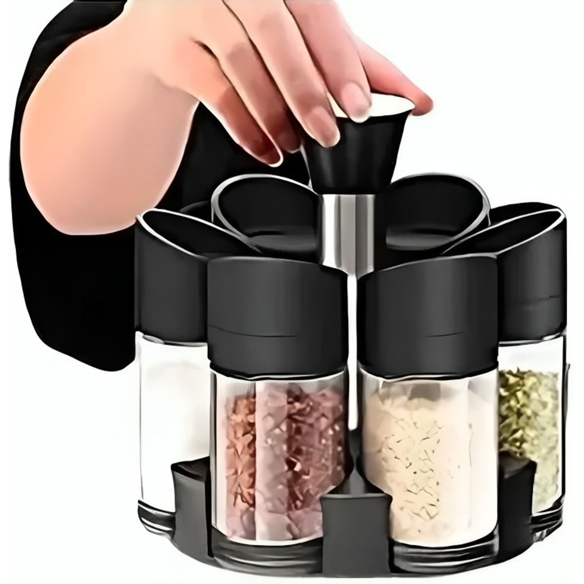 OEM - Set De 6 Especieros Condimentos Con Base Giratoria