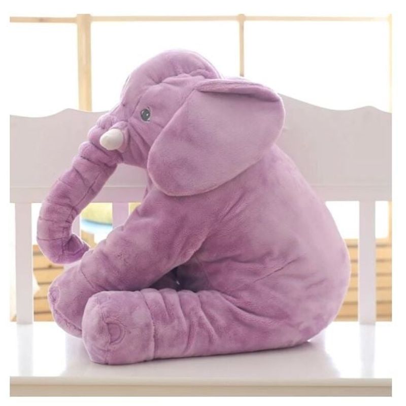 GENERICO - Peluche Almohada De Elefante Cojín Plush Bebé 70cm