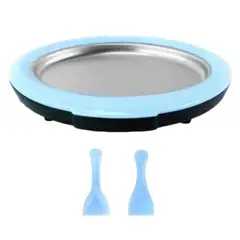OEM - Heladera Instantánea Mini Plancha Para Helado Yogurt Casero - Celeste