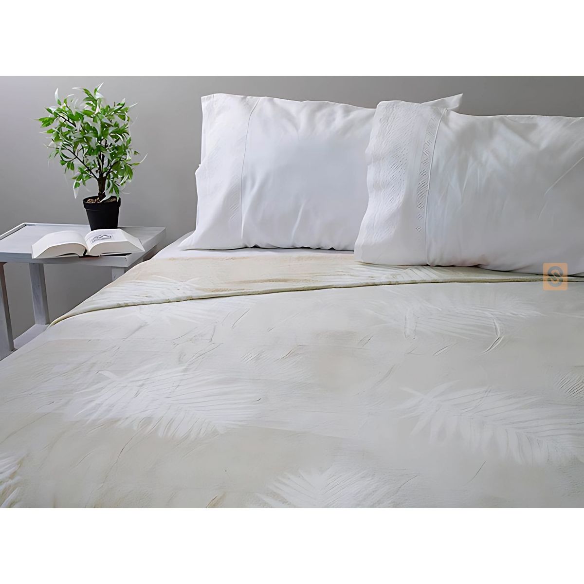 DORAL - Frazada Flannel 2 Plazas Tonos Rosas Doral Suave - SC