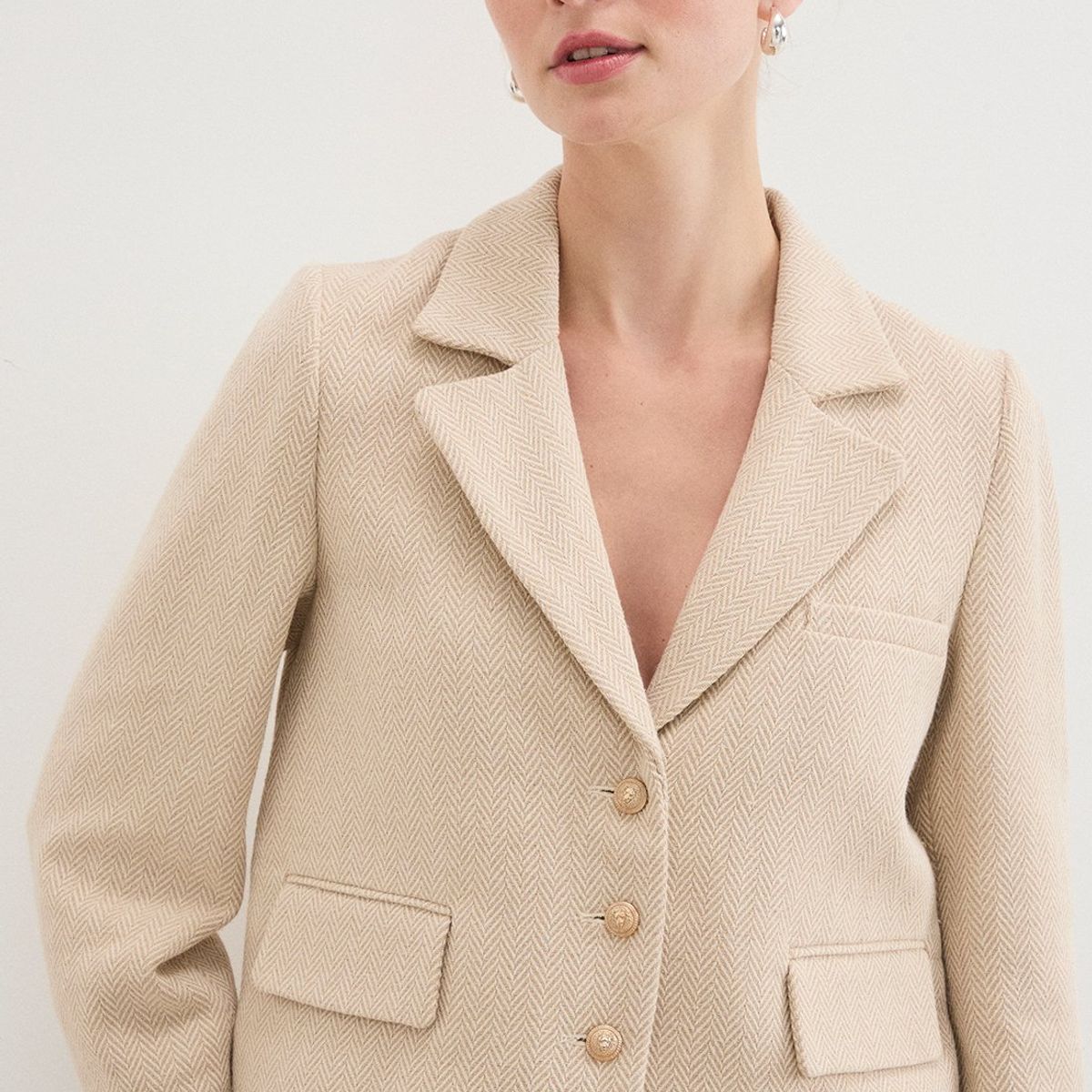 ASH - Blazer Beige Mujer Ash
