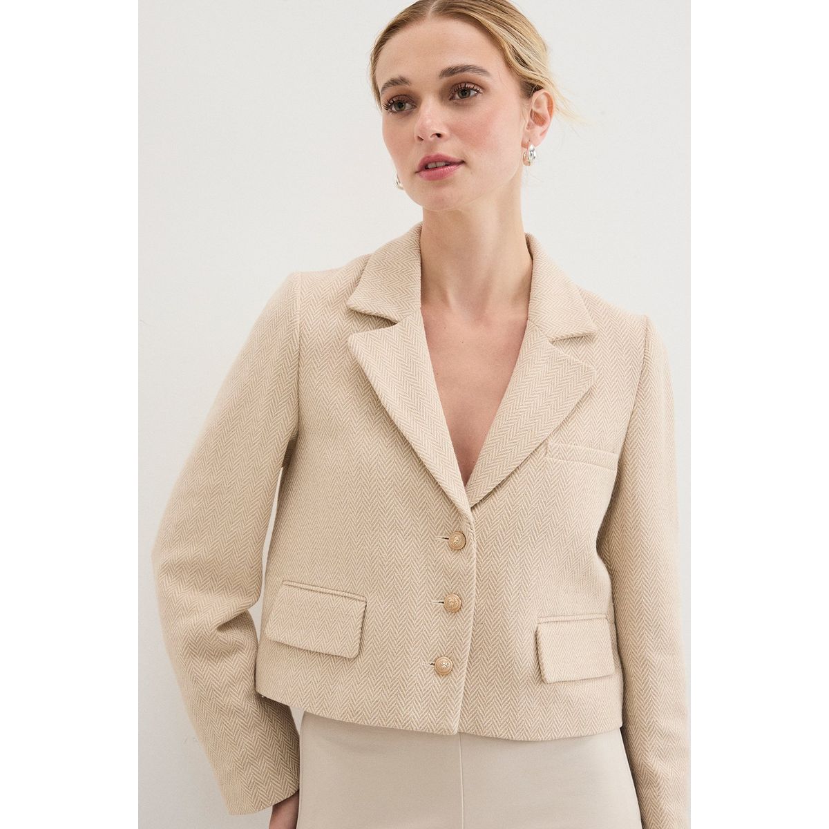 ASH - Blazer Beige Mujer Ash