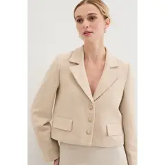 ASH - Blazer Beige Mujer