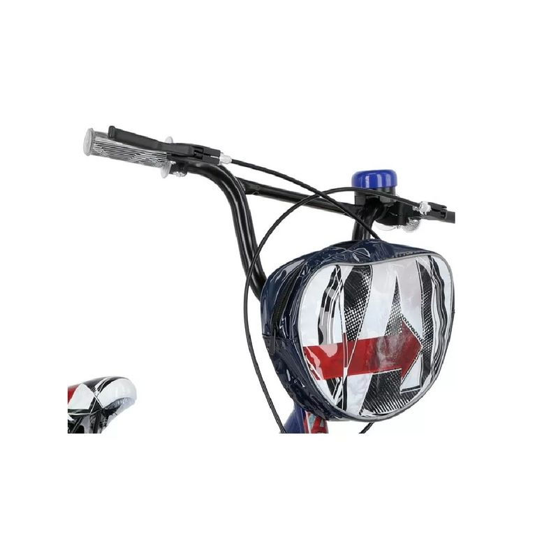 Bicicleta Infantil Avengers Aro 20 Urbana Azul Azul XS