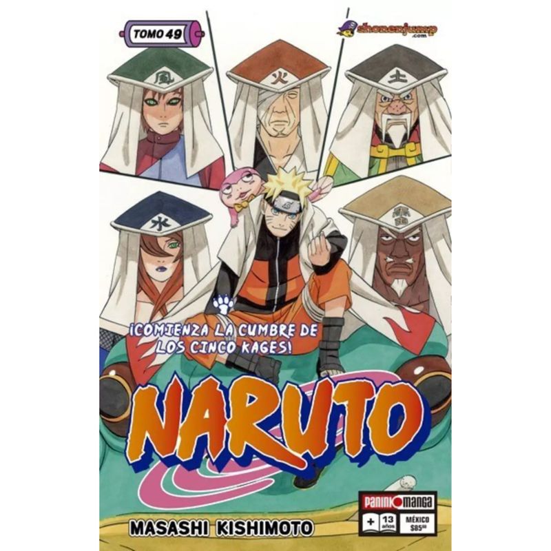 PANINI CHILE - Naruto N°49 - Comienza La Cumbre De Los Cinco Kages