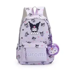 TIOZONEY - Mochila 43cm Kuromi Monedero Juvenil e Infantil Escolar