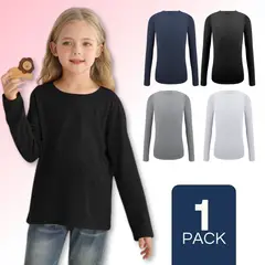 UTILISIMO - Camiseta Polera Polar Niña Primera Capa Colores Surtidos