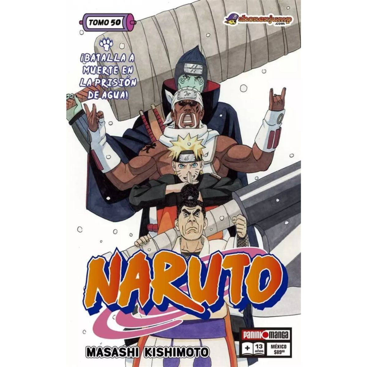 PANINI CHILE - Naruto N°50 - Batalla En La Prisión De Agua