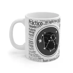 MI COMPRA ONLINE - Taza Signo Zodiacal Capricornio - Cerámica Horóscopo Astrología