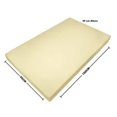 CHILENA CASAGRANDE - Lámina de Espuma D30 - 150x95x30 cm Alta Densidad Corte Preciso