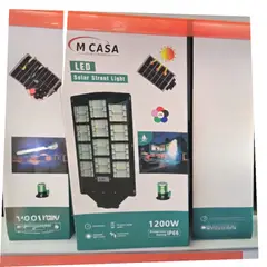 ANGELES DEL HOGAR - LÁMPARA FAROLA LUZ SOLAR 1200W PROTECCION IP66