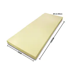 CHILENA CASAGRANDE - Lámina de Espuma D30 - 150x63x20 cm Alta Densidad Corte Preciso