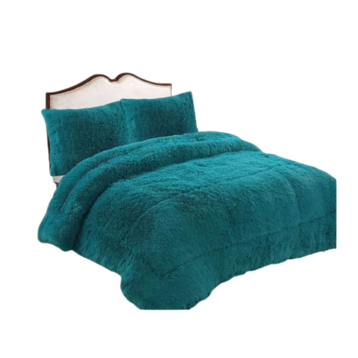 GENERICO - Cobertor Peludo Chiporro 1.5 Plazas - Turquesa 028