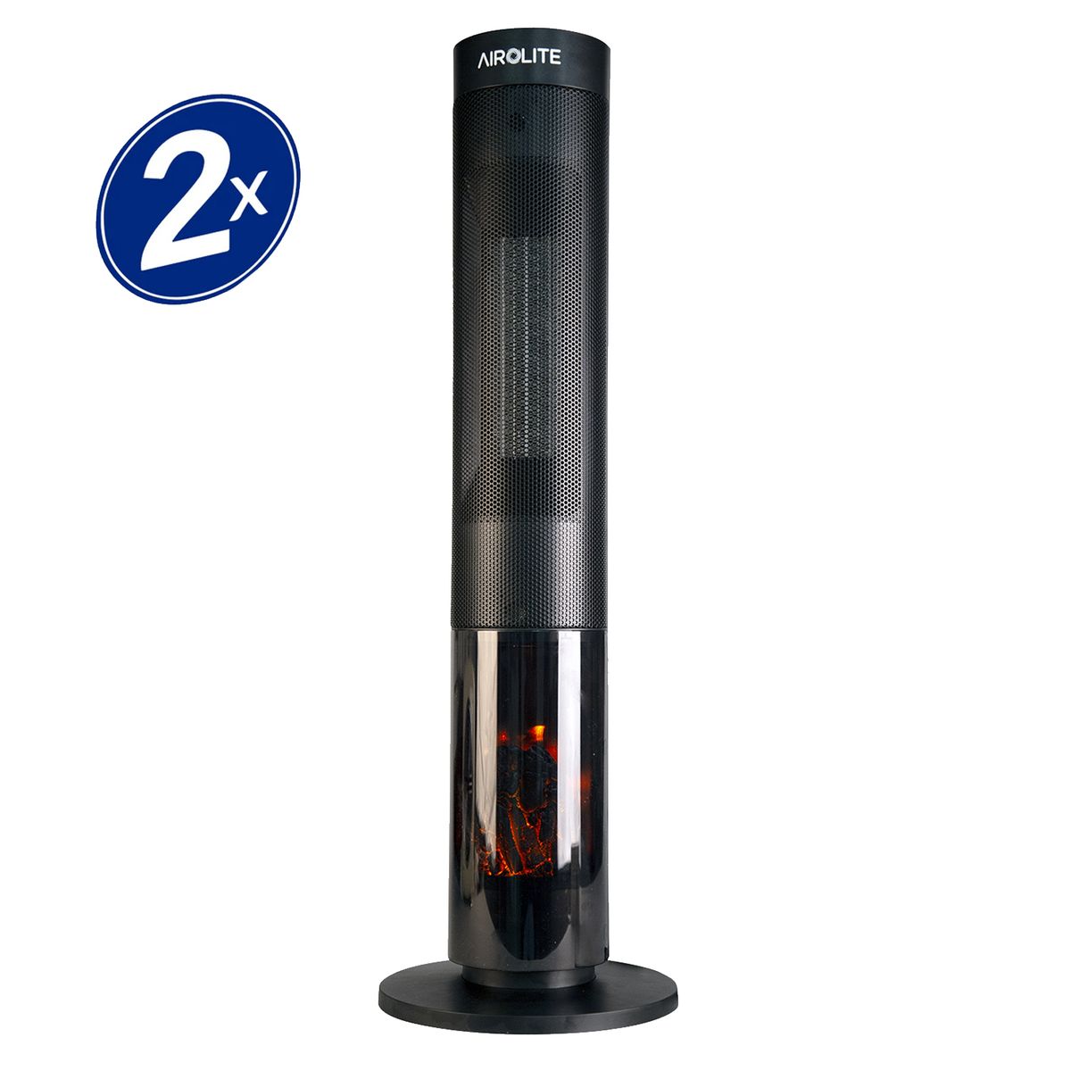 AIROLITE - PACK X2 CHIMENEA ELECTRICA HTV 200R