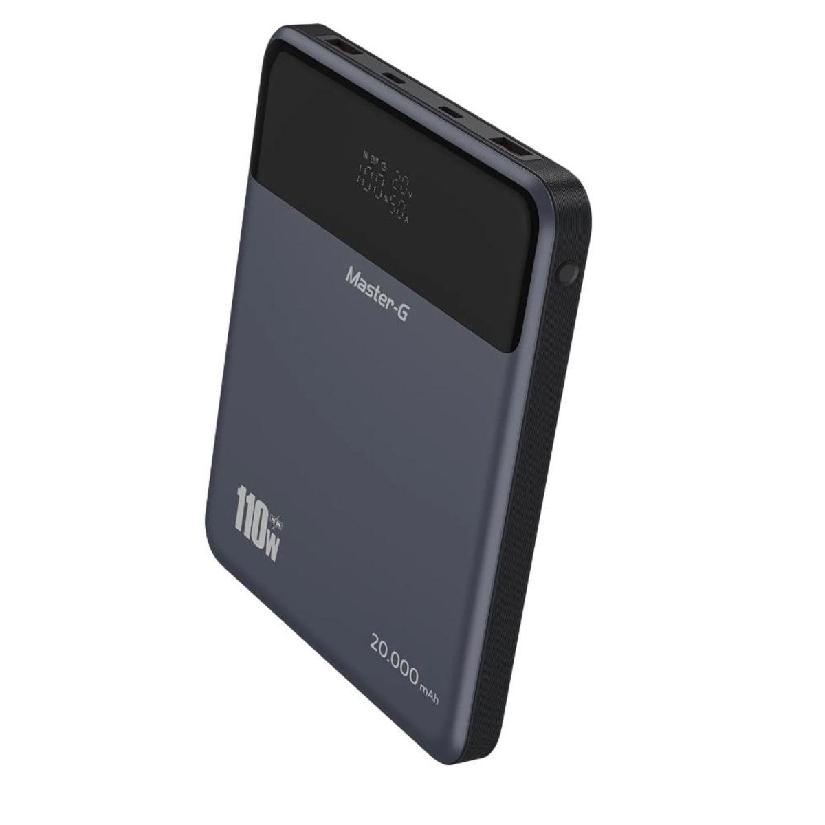 GENERICO - Cargador Portátil Slim 20000mAh 110W PD Master-g - Negro