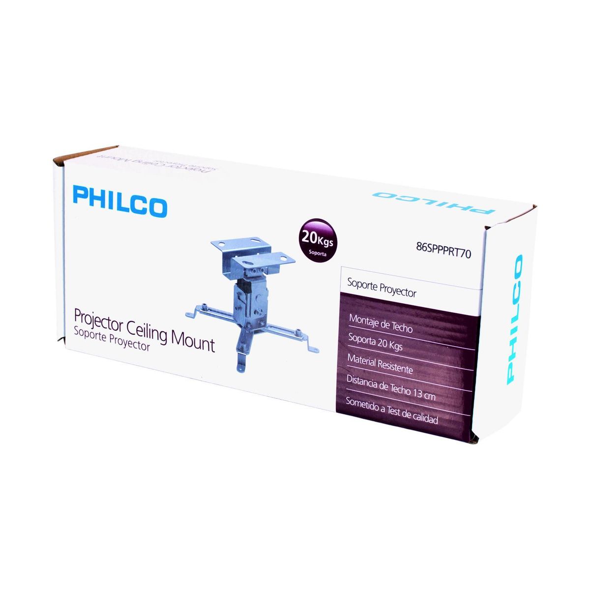 PHILCO - SOPORTE PROYECTOR FIJACION AL TECHO CON ANGULO DE INCLINACIO PHILCO