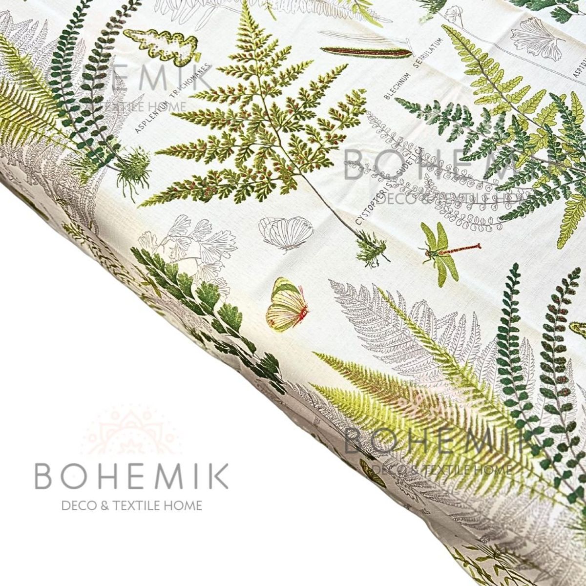 BOHEMIK - Mantel Rectangular Botánica línea BOSARK