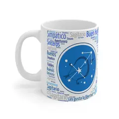 MI COMPRA ONLINE - Taza Signo Zodiacal Sagitario - Cerámica Horóscopo Astrología Regalo