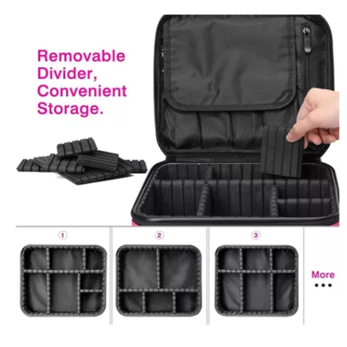 GENERICO - Maleta Portátil Pu Para Maquillaje Manicure Cosmetologia