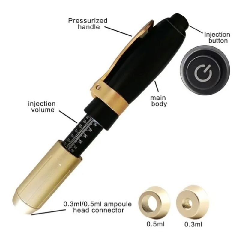 GENERICO - Lápiz Hialurónico De Alta Presión 03ml 05ml Hyaluron Pen