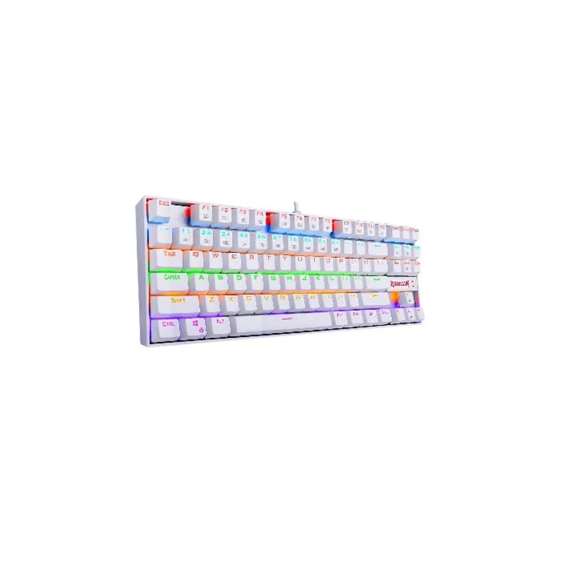 GENERICO - Teclado Gamer Redragon Kumara K552 Rainbow Blanco Español Latinoamérica