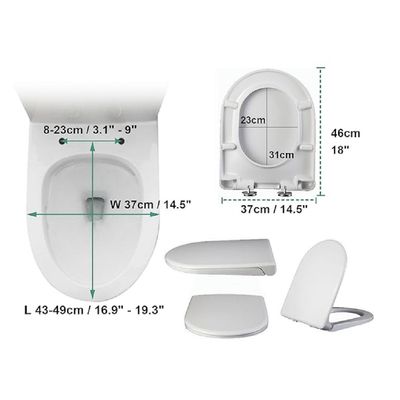 Imagen 2 del producto TAPA WC UREA VERSO DELUXE BLANCA FANALOZA.