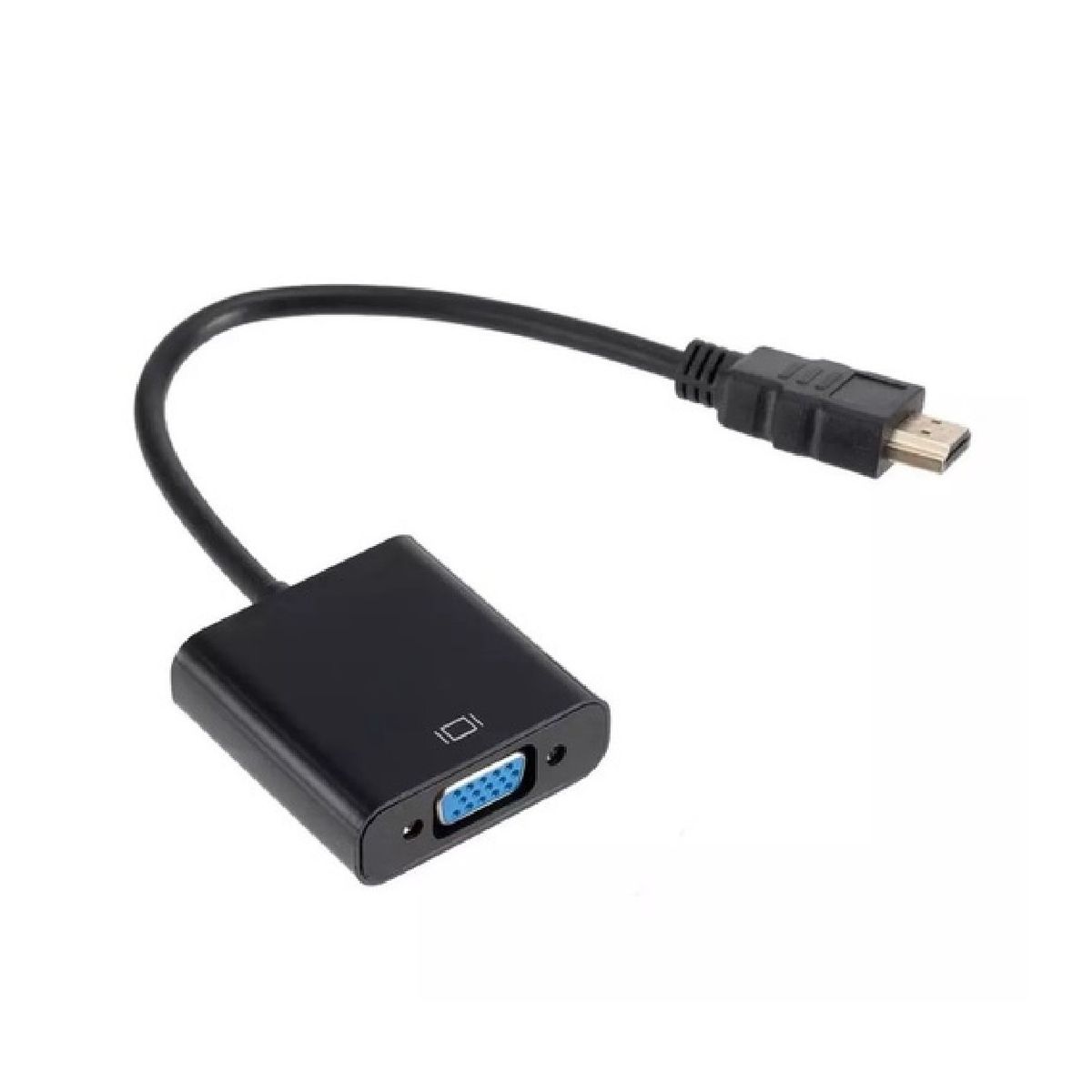 GENERICO - Adaptador HDMI a VGA Conversor Transformador HDMI macho a VGA hembra